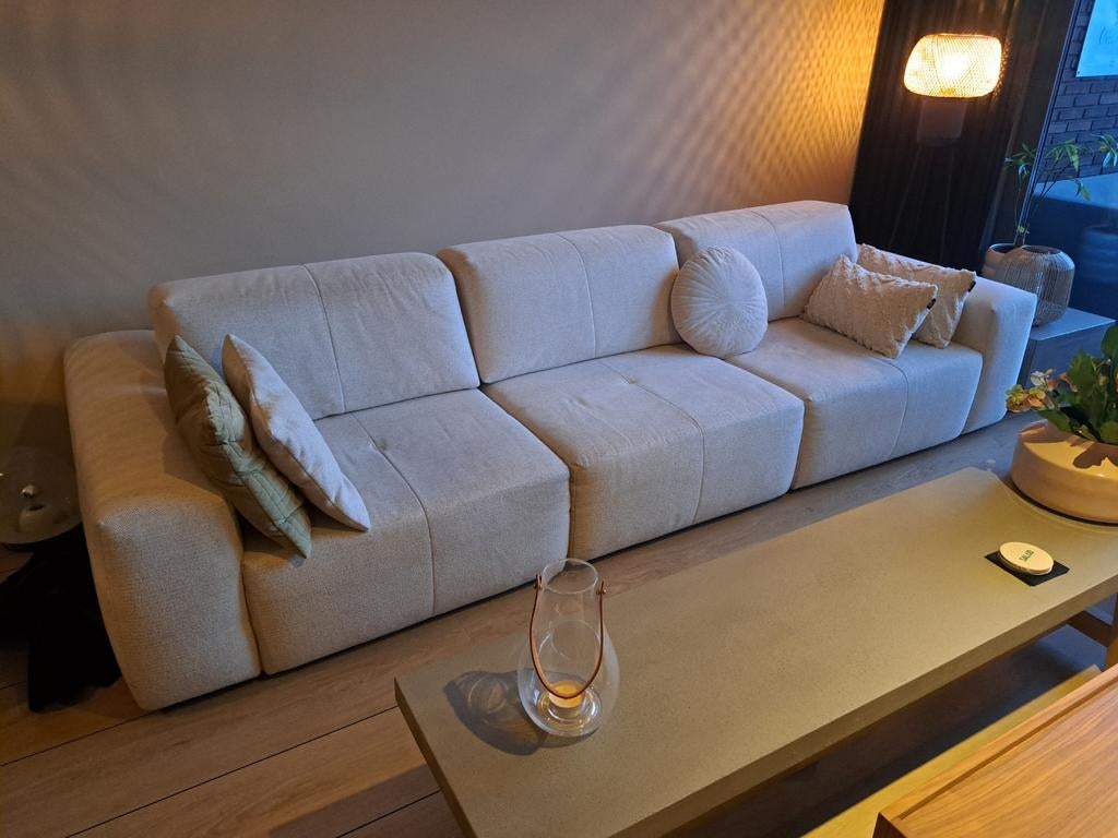 Modulaire designbank Baenks Cannaregio, loungebank, boucle, Huis en Inrichting, Ophalen, Gebruikt, 100 tot 125 cm, 300 cm of meer