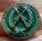 Coin Korps Commandotroepen SNIPER, Ophalen of Verzenden, Landmacht, Nederland, Embleem of Badge