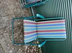 tuinstoel inklapbaar vintage streep lafuma stoel tuin, Ophalen, Gebruikt