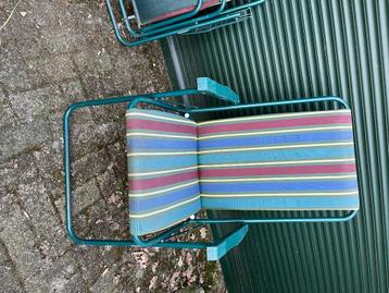 tuinstoel inklapbaar vintage streep lafuma stoel tuin beschikbaar voor biedingen