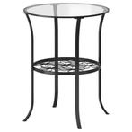 Ikea KLINGSBO bijzettafel, Ophalen, Minder dan 55 cm, Metaal of Aluminium, Rond
