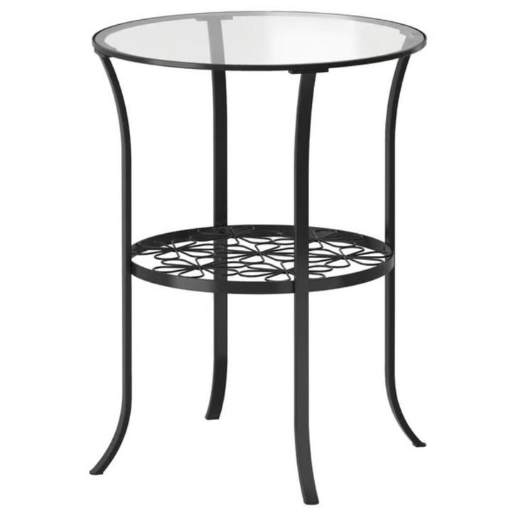 Ikea KLINGSBO bijzettafel, Huis en Inrichting, Tafels | Bijzettafels, Zo goed als nieuw, Rond, 60 cm of meer, Minder dan 55 cm
