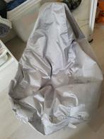 Kleine Zilverkleurige Zitzak, Huis en Inrichting, Zitzakken, Ophalen of Verzenden, Gebruikt, Grijs, Zitzak