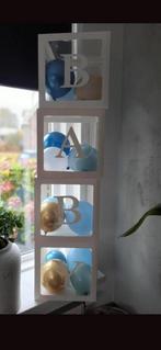 Huur ballonnen boxen babyshower jongen/meisje gender reveal, Hobby en Vrije tijd, Feestartikelen, Ophalen, Zo goed als nieuw, Versiering