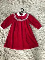 PRACHTIGE FLUWELEN ROOD-WIT KERSTJURK MAAT 116: WOW !!, Meisje, BYDS, Ophalen of Verzenden, Zo goed als nieuw