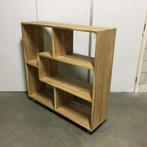 Roomdivider / boekenkast - massief teak - 120 cm - TTM Wonen, Met plank(en), 100 tot 150 cm, Www.ttmwonen.nl, 100 tot 150 cm