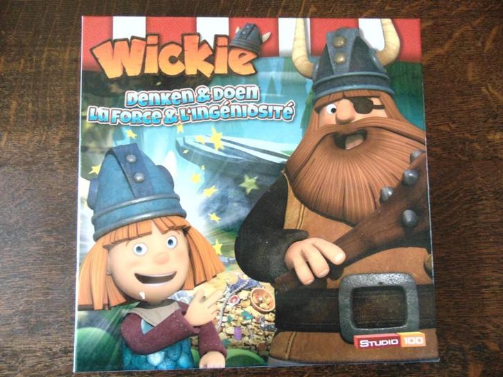 Wickie Denken en Doen Spel van Studio 100, Hobby en Vrije tijd, Gezelschapsspellen | Bordspellen, Zo goed als nieuw, Een of twee spelers