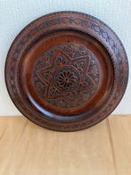 Pools wandbord, houtsnijwerk Ø26cm, Ophalen of Verzenden