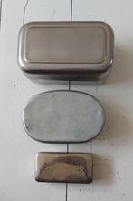 3 metalen doosjes/blikjes, Antiek en Kunst, Curiosa en Brocante, Ophalen of Verzenden