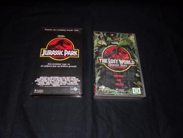 2 video VHS banden van Jurassic park / The last World beschikbaar voor biedingen