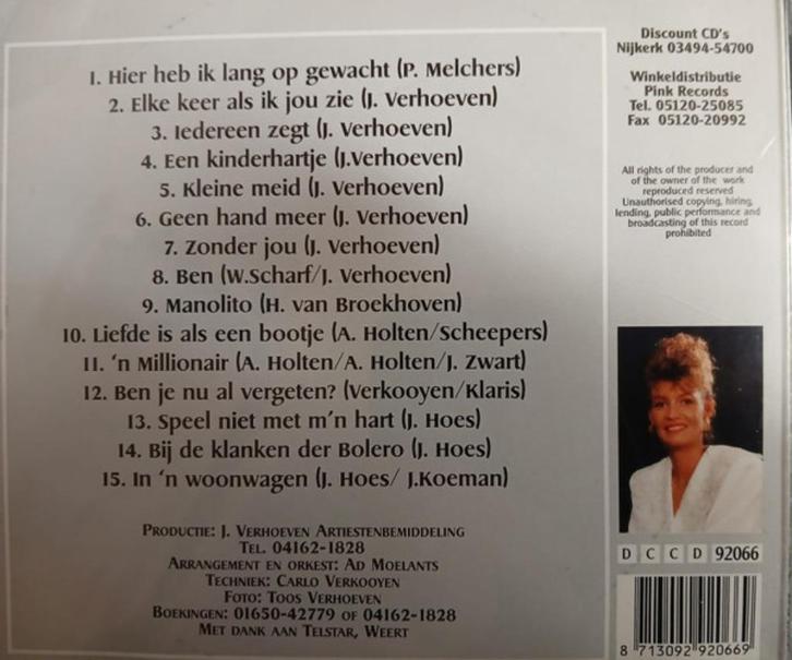 Piraten C.D. : JANSKE - Voor Jou., Cd's en Dvd's, Cd's | Pop, Gebruikt, 1980 tot 2000, Ophalen of Verzenden