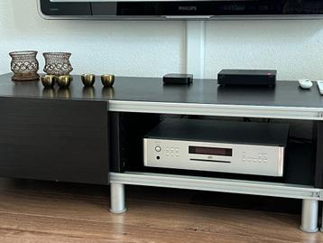 TV meubel IKEA Besta - donkerbruin / zwart - afbeelding 2