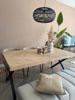 Eettafel van woood, Huis en Inrichting, Tafels | Eettafels, Ophalen, 50 tot 100 cm, Zo goed als nieuw, Vijf personen of meer