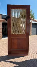 Hardhouten voordeur,  roosterdeur 93x211,5 (nieuw), Doe-het-zelf en Verbouw, Deuren en Horren, Ophalen, 80 tot 100 cm, 200 tot 215 cm