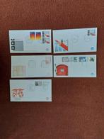 5 eerste dag enveloppen uit 1977 nr. 154 t/m 158., Ophalen of Verzenden, Nederland
