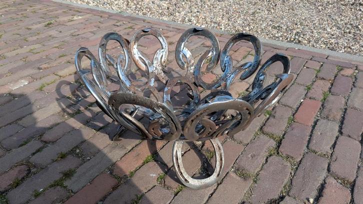 Unieke Hoefijzer Vuurkorf, Tuin en Terras, Vuurkorven, Ophalen