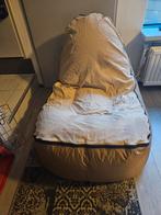 Originele Trono zitzak - geen pomp nodig!, Ophalen of Verzenden, Gebruikt, Beige, Zitzak