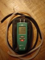 Manometer/gasdruk-luchtverschildruk meter, Ophalen of Verzenden, Zo goed als nieuw, Druk