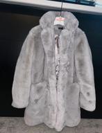 Fluffy faux fur jas maat S, Kleding | Dames, Jassen | Winter, Ophalen of Verzenden, Zo goed als nieuw, Maat 36 (S), Grijs