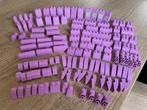 lego div. basis blokjes schuin middel lavendel (zie foto), Zo goed als nieuw, Verzenden, Losse stenen