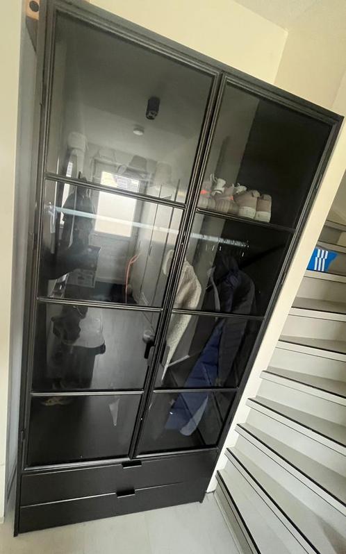 Woood Sivan garderobekast, Huis en Inrichting, Kasten | Vitrinekasten, Zo goed als nieuw, 200 cm of meer, 50 tot 100 cm, 50 tot 75 cm