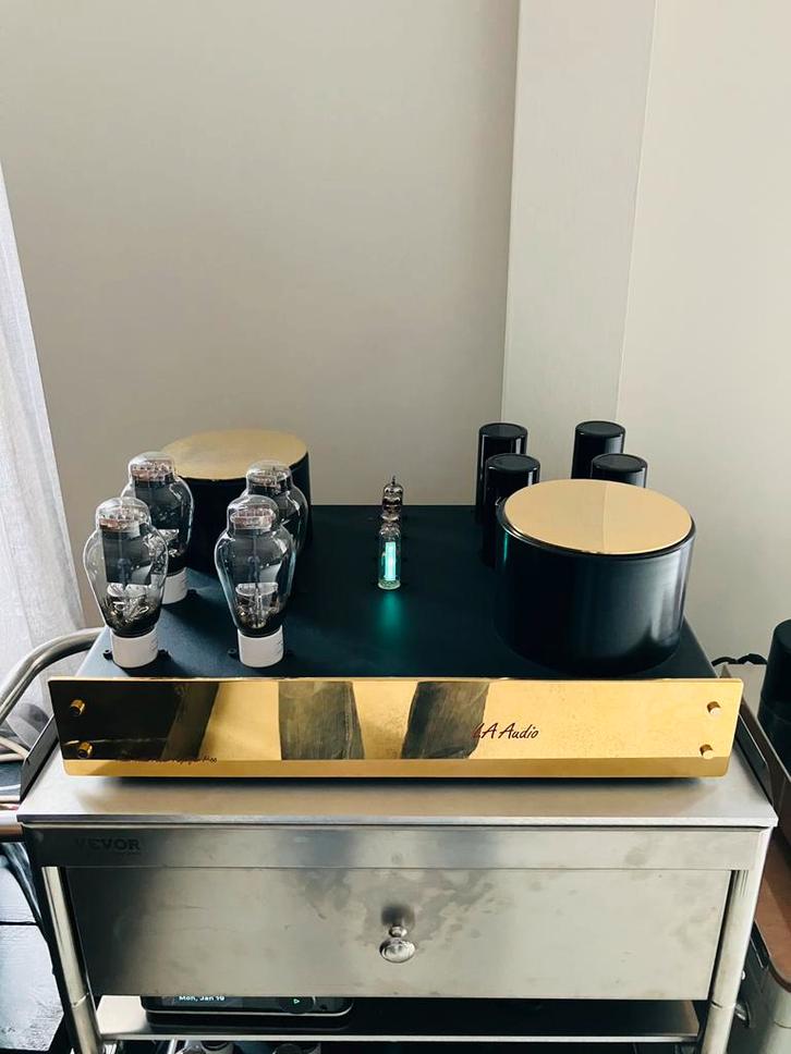 LA Audio Denmark 2 x Mono Triode Power buizenversterkers, Audio, Tv en Foto, Buizenversterkers, Versterker, Ophalen