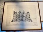 Tekening Westzeedijk Rotterdam, Antiek en Kunst, Ophalen