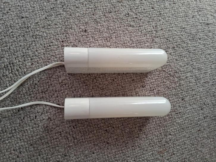 lumiance Carcaro, Chris Hiemstra 2 lampen, binnen en  buiten, Huis en Inrichting, Lampen | Tafellampen, Zo goed als nieuw, Minder dan 50 cm