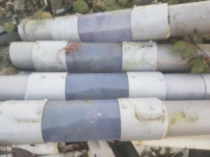 Pvc doorkijk buis voor krachtvoerbox of robot, Doe-het-zelf en Verbouw, Buizen en Afvoer, Gebruikt, Rechte buis, Pvc, Minder dan 2 meter