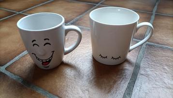 2 Leuke mokken. 1 Voor haar en 1 voor hem.  beschikbaar voor biedingen