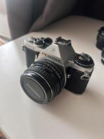 Pentex ME, met 3 lensen, Ophalen of Verzenden, Zo goed als nieuw, Spiegelreflex, Pentax