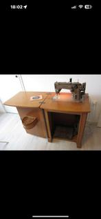 Vintage Singer naaimachine met kast, Ophalen of Verzenden