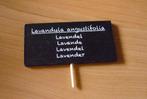 Zwart houten plakkaat Lavendel, Ophalen of Verzenden