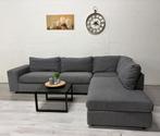 Luxe grijze hoekbank – topconditie, bezorging mogelijk, Hoekbank, 300 cm of meer, Ophalen of Verzenden, Zo goed als nieuw