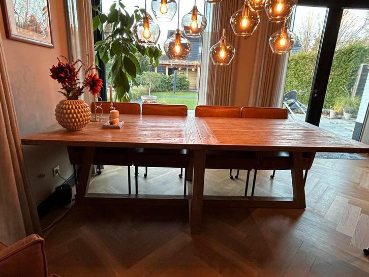 Riviera Maison Eetkamertafel Bali - Essen, Huis en Inrichting, Tafels | Eettafels, Zo goed als nieuw, 50 tot 100 cm, 200 cm of meer