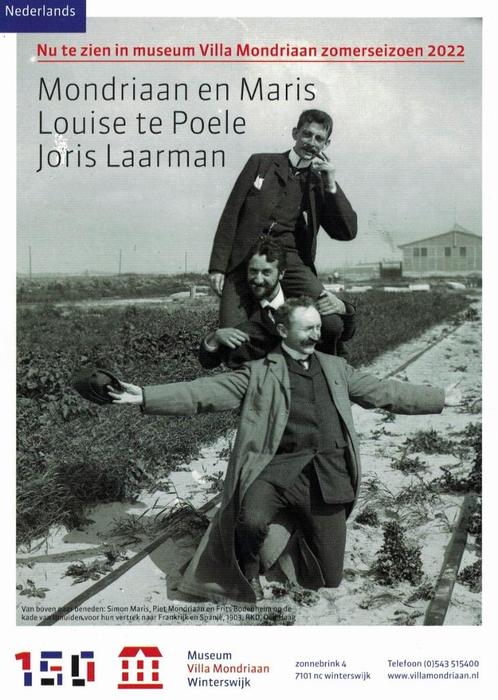 Mondriaan en Maris - Louise te Poele - Joris Laarman., Boeken, Catalogussen en Folders, Nieuw, Ophalen of Verzenden