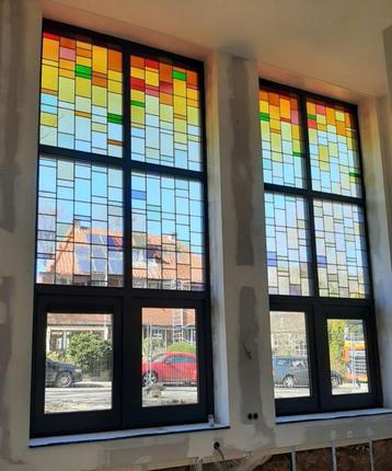 Glas in lood in isolatieglas beschikbaar voor biedingen