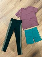 Zgan hema Sportkleding Set - T-shirt, broek, short, Meisje, Ophalen of Verzenden, Zo goed als nieuw, Setje