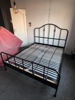 IKEA bedframe met lattenbodem 200x160cm, Ophalen, Zwart, Tweepersoons, Zo goed als nieuw