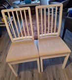 twee witte eetkamer stoelen van Ikea, Ophalen, Gebruikt, Twee, Wit