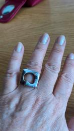 Antieke zilvere 835 gemerkt ,design ring 18/19 mm, Verzenden