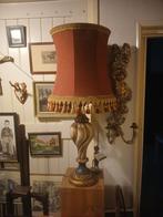 Lamp italiaanse lamp vloerlamp hout vintage, Antiek en Kunst, Ophalen