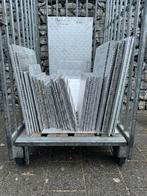 nieuwe kleine reststukken aluminium traanplaat in 4 diktes, Doe-het-zelf en Verbouw, Hang- en Sluitwerk, Ophalen, Nieuw, Overige materialen