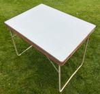Micra plastic wit tafeltje tafel opklapbaar 70hx63dx83b, Huis en Inrichting, Tafels | Bijzettafels, Ophalen of Verzenden, Zo goed als nieuw