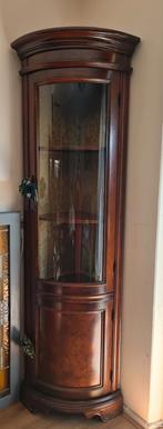 Klassieke Hoek Vitrine, Servieskast, Whiskey Bar

Notenhout, Ophalen, Zo goed als nieuw, 25 tot 50 cm, 50 tot 100 cm