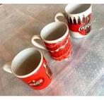 3x Coca Cola 1997 Mok Kom Beker Retro Vintage Verzamel cups, Gebruiksvoorwerp, Ophalen of Verzenden, Zo goed als nieuw, H