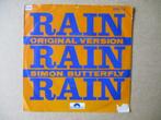 s1229 simon butterfly - rain rain rain, Cd's en Dvd's, Vinyl Singles, Ophalen, Gebruikt, 7 inch, Single