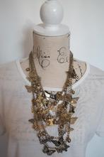Gold butterflies necklace, Ophalen of Verzenden, Nieuw, Goud, Overige materialen