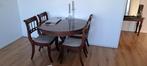 Leuke Vintage eethoek, Huis en Inrichting, Complete eetkamers, Ophalen, Gebruikt, 4 tot 6 stoelen