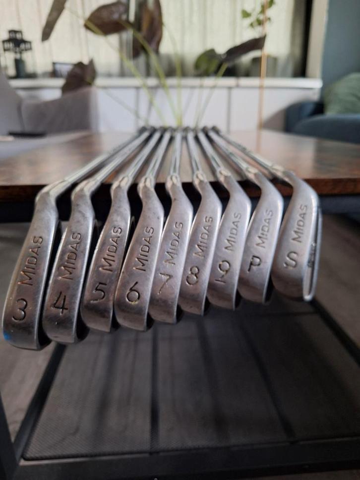 John Letters Golfclub Set + Houten Clubs, Sport en Fitness, Golf, Ophalen